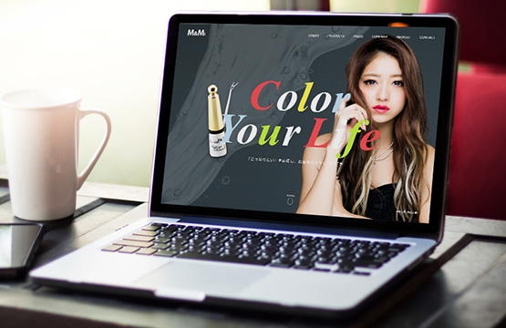 ウェブデザイン事例|Color Your Life「こうなりたい」を応援し、お客様の人生に“彩り”を