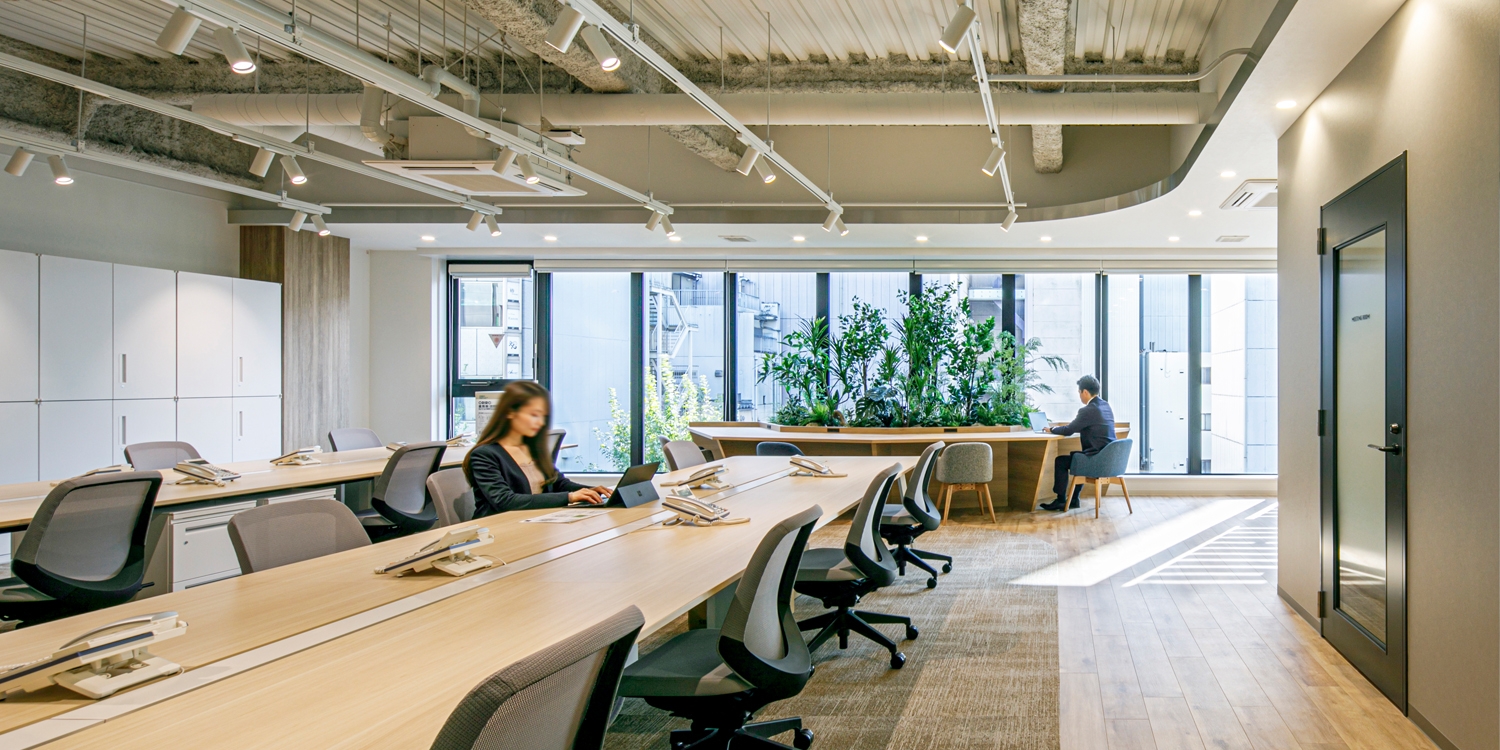 オフィスデザイン実績～人を繋ぎ、未来へのイノベーションを拓く「BOND」オフィス