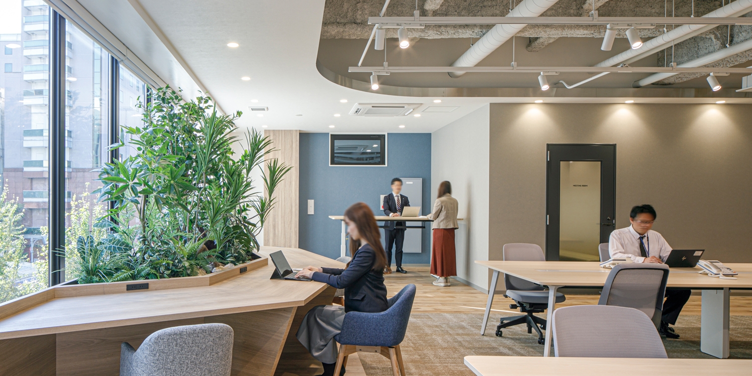 オフィスデザイン実績～人を繋ぎ、未来へのイノベーションを拓く「BOND」オフィス