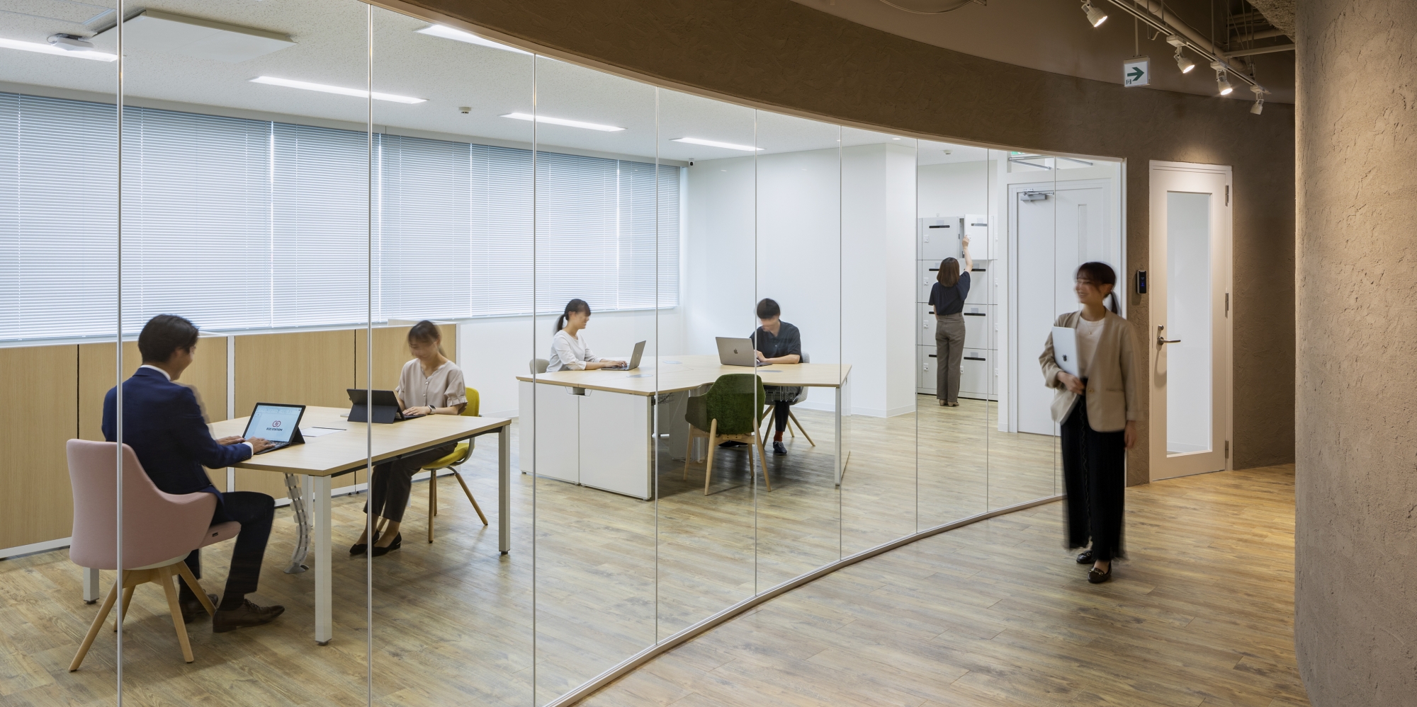 オフィスデザイン実績～『つながる和』を感じICTを学ぶ。“小江戸” 川越のオフィス兼ショールーム